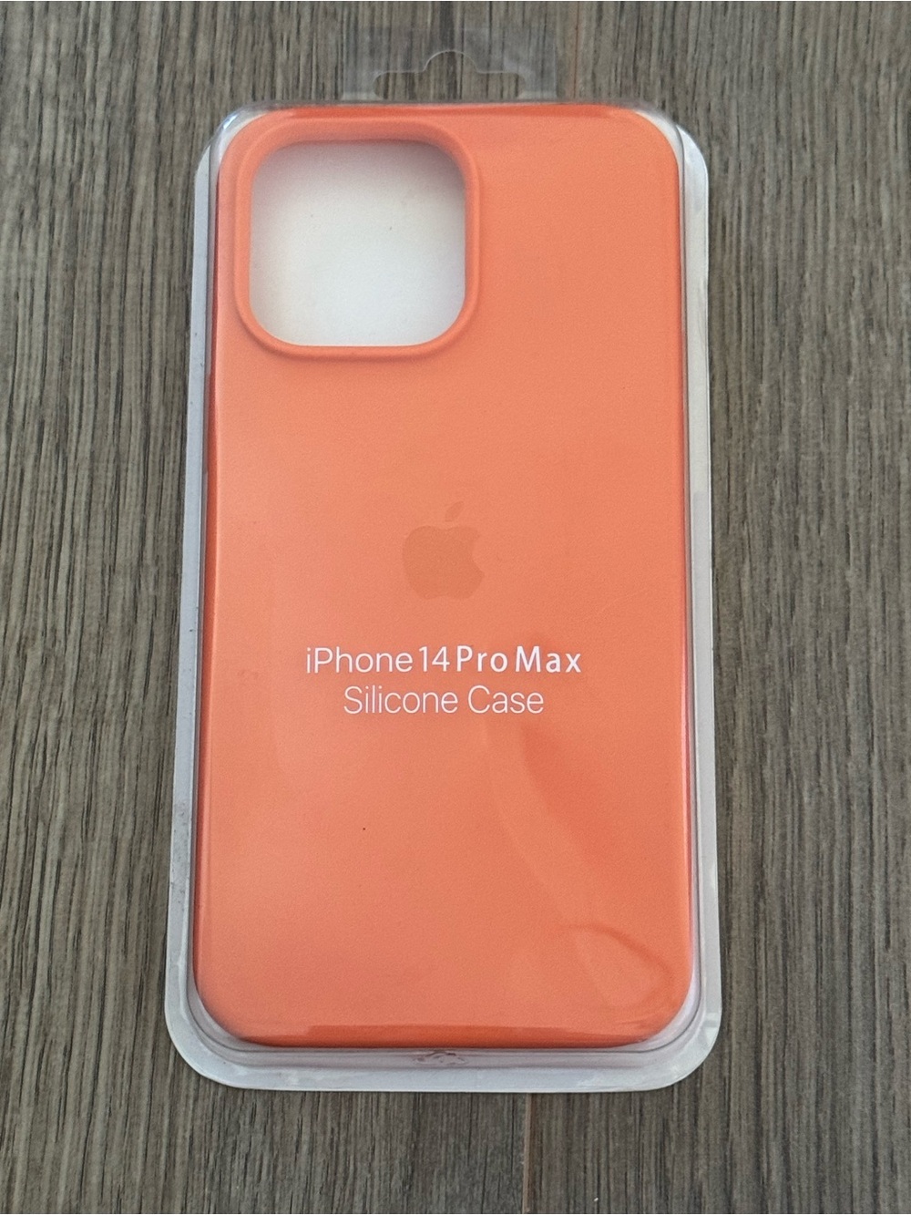 Apple iPhone 14 Pro Max Silicone Case - Coral Orange